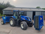 6ft digger sweeper scraper. Yard  brush sweepers  manufactured by Michael Holohan Engineering, Laois