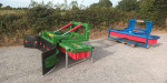 Sweeper 8ft /2.4m with Scraper on Euro Hitch - yard brush attachments manufactured by Michael Holohan Engineering, Ireland